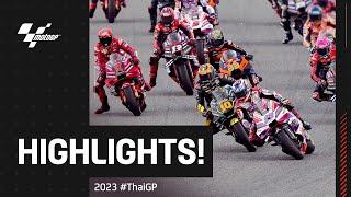 MotoGP™ Race Highlights  | 2023 #ThaiGP