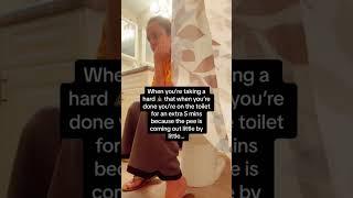 When you're taking a hard … #poop #bathroom