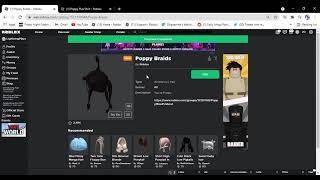 How to get Poppy Braids & Poppy Flux Shirt in Roblox Poppy Flux Event/Roblox Event