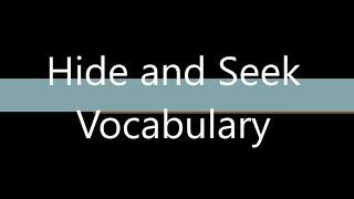 Hide and Seek