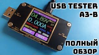 Полный обзор и тест USB тестера A3-B + Bluetooth