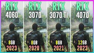 RTX 4060 vs RTX 3070 vs RTX 3070 TI vs RTX 4070 - Test in 12 Games