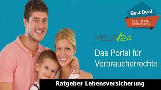Ratgeber Lebensversicherung Help24 - Mehr Geld aus Lebensversicherung - Optimierung