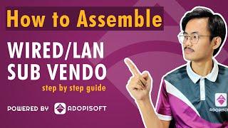 How to Flash & Connect AdoPiSoft Wired Sub-Vendo Kit | ADOPISOFT