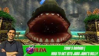 How To Get Into Jabu Jabu's Belly [Zora's Domain] - The Legend of Zelda: Ocarina of Time 3D [#07]