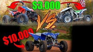 We Bought Used Quads For $3K and Compared Them To a Brand New YFZ450R - Top Quad S1 E1