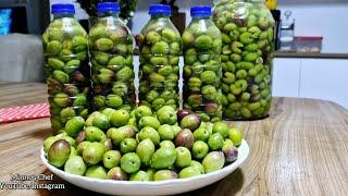 Porsiyonluk Yeşil Kırma Zeytin Nasıl Yapılır? Zeytin Kurumu