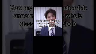 How my English teacher felt after announcing to the class that I liked kpop #kpop #txt #taehyun