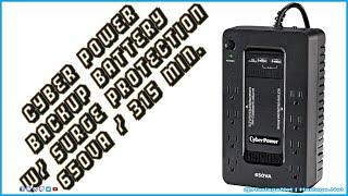 "Keeping the lights on!" CyberPower 8-Outlet UPS Backup Battery with USB | HNE Tech