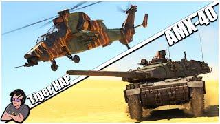 High Tiers Forgotten French Combo BALANCES The BR - AMX-40 & Tiger HAP - War Thunder