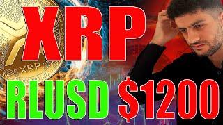  LIVE: Ripple RLUSD Launches! INSANE price $1,200/RLUSD - XRP & BTC CRASH 50%?! 