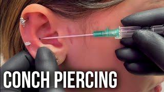 CONCH NEEDLE PIERCING  How painful are conch piercings? @undergroundbodypiercing