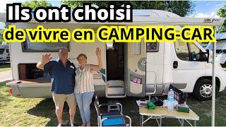 à 70 ans ils vivent depuis 25 ans en camping-car. avantages et inconvénients à vivre toute l'année.