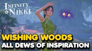 Infinity Nikki - Wishing Woods All 458 Dews of Inspiration Locations