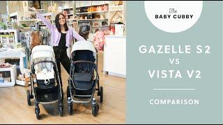 The Cybex Gazelle S/S2 vs The UPPAbaby VISTA V2 | Stroller Comparison