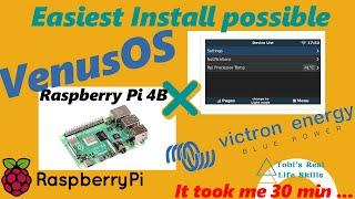 Victron VenusOS | Easiest Install possible | Raspberry Pi 4B | NO Cerbo GX or Venus GX