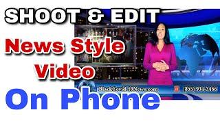 HOW TO MAKE NEWS STYLE VIDEO ON PHONE 2020 Kinemaster tutorial for beginners