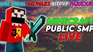 Minecraft Parkour Live Stream | Anyone Can Join Java + bedrock edition 24/7