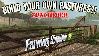 GAMECHANGER!! BUILD YOUR OWN ‘DYNAMIC ANIMAL PASTURES’ ON FARMING SIMULATOR 25?!