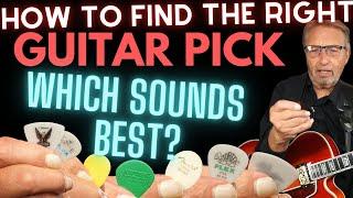 How To Find The Right Guitar Pick | More Than 10 Picks Compared!! | Which One Sounds Best?? |