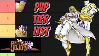 PVP Stand Tier List! | Project Jojo 2