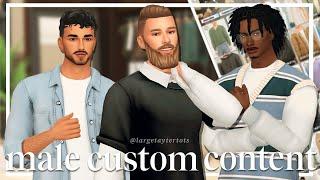 Male Maxis Match Custom Content for The Sims 4 (100+ links) / CC Shop With Me