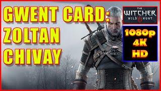 Witcher 3 - Zoltan Chivay Gwent Card - 4K Ultra HD