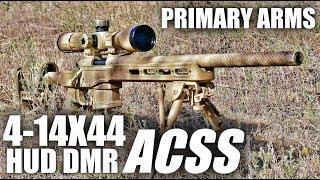 Primary Arms 4-14x44 FFP ACSS HUD DMR Rifle Scope Review (4K)