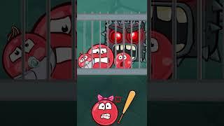 ZOO - Red Ball 4 #shorts #animation  Красный шарик попал в зоопарк с семьей