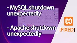 [Fixed] MySQL Shutdown Unexpectedly | Port 80 in Use by "Unable to Open Process" With PID 4 in XAMPP