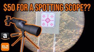 Are CHEAP $50 Spotting Scopes Any Good? | Trash or Bargain