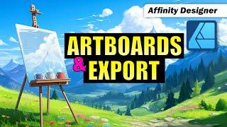 A Perfect Match? Artboards + Export Persona Tutorial for Affinity Designer