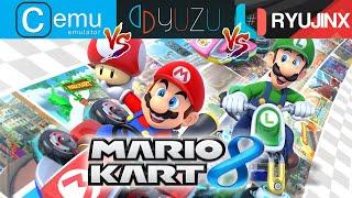 Mario Kart 8 | Cemu Vs Yuzu Vs Ryujinx - GTX 1660 / i5 8600