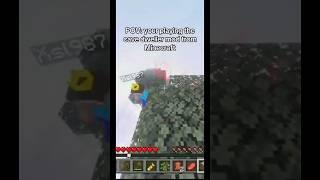Minecraft Cave Dweller Moment.. #shorts #minecraft #horror #horrorgaming
