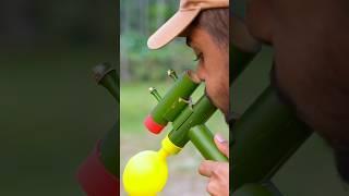 DIY- Colour Balloon & Bamboo Toys ￼#craft #shorts #ideas