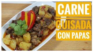 CARNE GUISADA CON PAPAS / Carne guisada con patatas / Estilo Venezolano / Fácil y Rápido