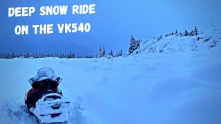 The VK in 3’ of fresh snow