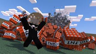 24 Hour Streamer VS Viewer Minecraft TNT Challenge!