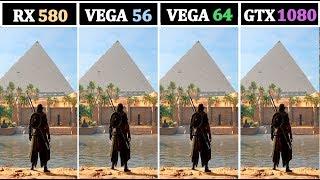 RX 580 vs VEGA 56 vs VEGA 64 vs GTX 1080 | Tested 13 Games |