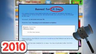 The Evolution of Roblox Bans! (2008-2024)