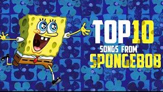 Top 10 songs from Spongebob