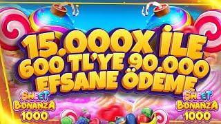  SWEET BONANZA 1000  1000x ÇARPAN İLE KALPLER PATLADI  VURGUN #slotoyunları #sweetbonanza1000