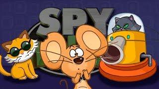 #3 Мышка воришка и Кот БОСС-пылесос в игре SPY MOUSE