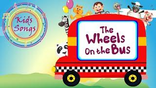 Wheels on the Bus (Animals Version) | PipPip Kids Tv Nursery Rhymes & Kids Songs | बच्चों के गीत