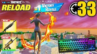 Apex Pro TKL ASMR  33 Kills Solo vs Squads  Satisfying Keyboard OG Fortnite Reload 540 FPS 4K