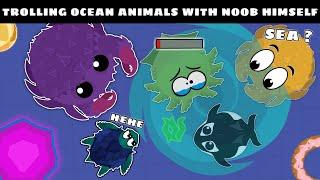 TROLLING OCEAN ANIMALS WITH NOOB HIMSELF IN MOPE.IO