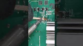 Antminer S9 hash board desoldering UP1529Q chip | Hash board chip replacement | PCB board soldering