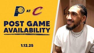 Indiana Pacers Postgame Media Availability at Cleveland Cavaliers | January 12, 2025