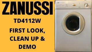 Zanussi ZQ TD4112W Tumble Dryer - First Look, Clean & Demo