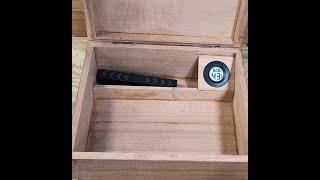 Make your own Spanish Cedar cigar humidor box! ASMR